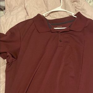 Maroon Polo Mens 3XL